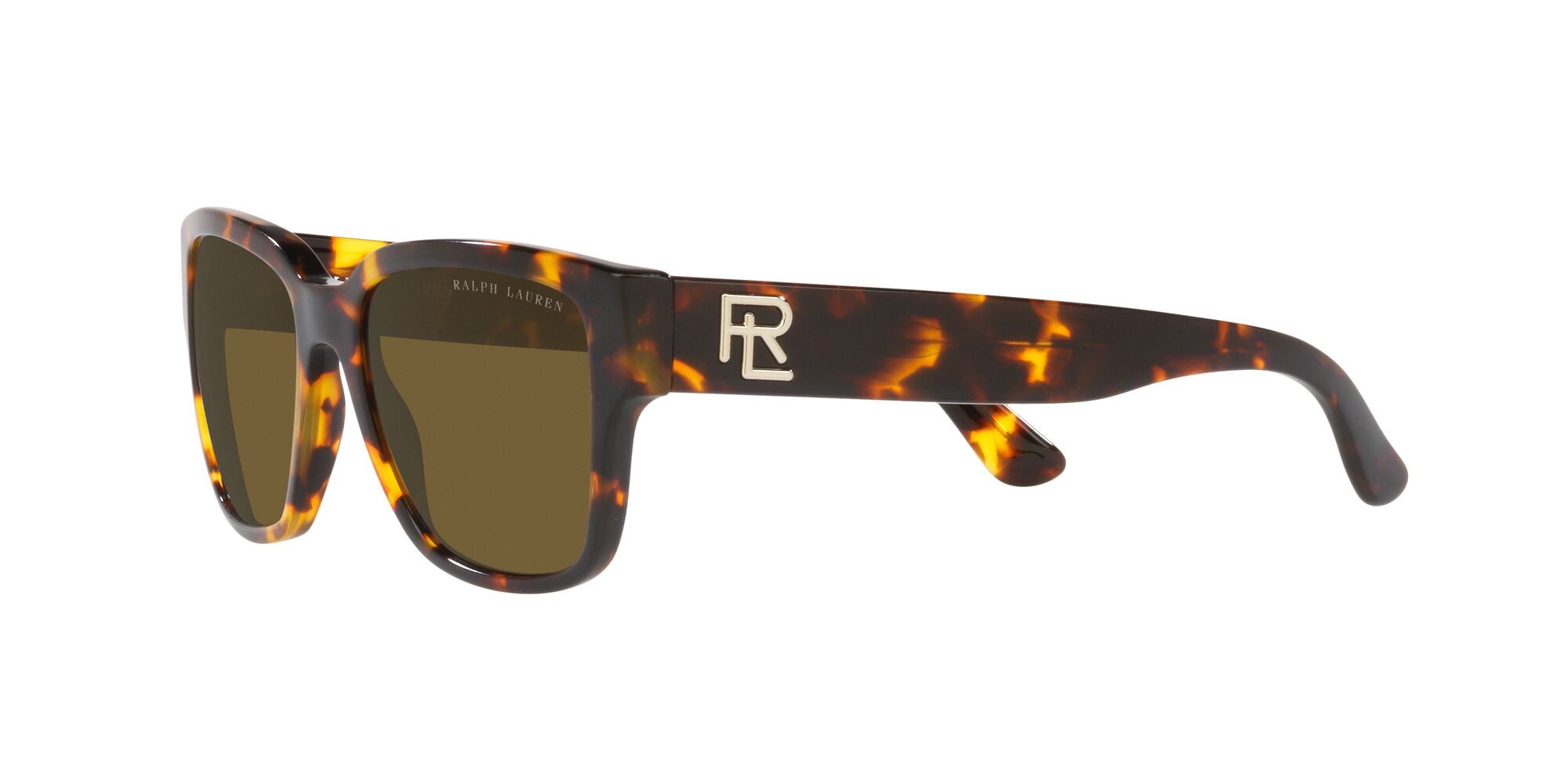 Sunglasses Ralph Lauren RL 8205 (513480) color havana anticato brillante shape square lenses marrone scuro