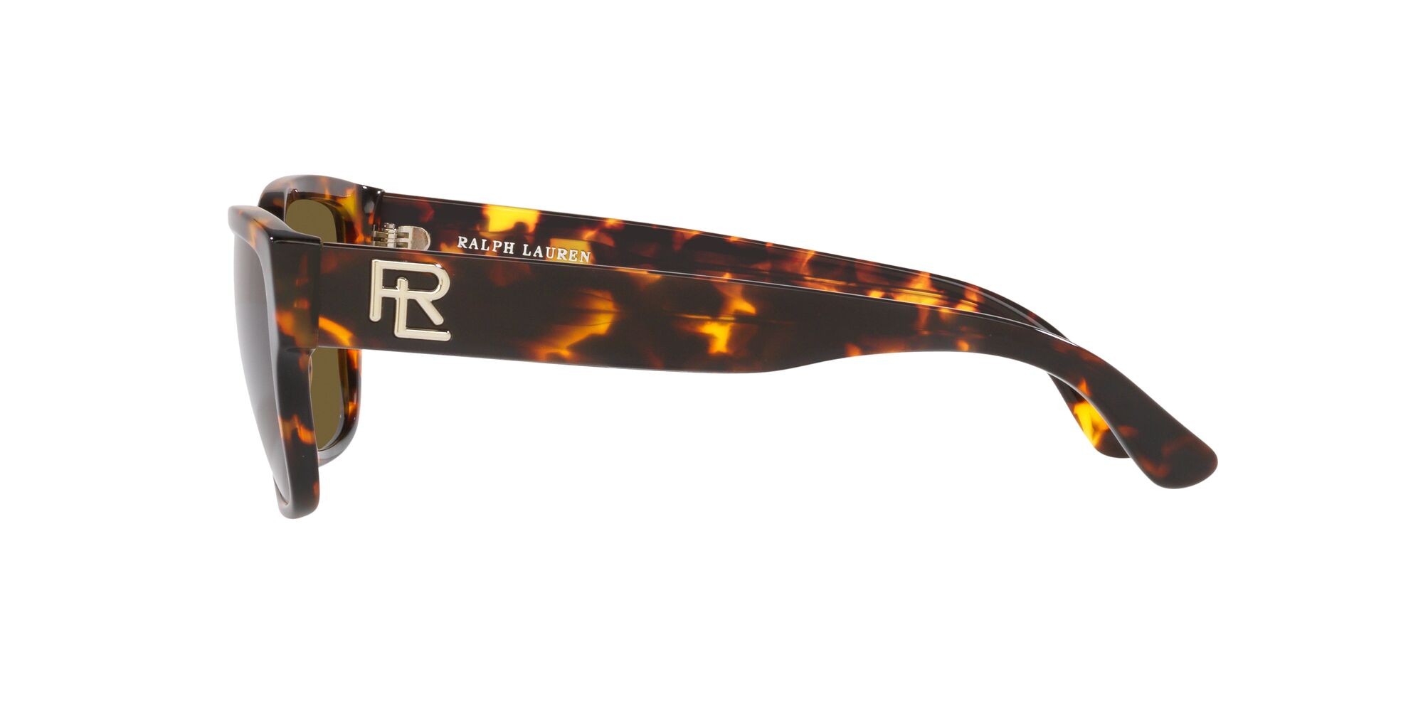 Sunglasses Ralph Lauren RL 8205 (513480) color havana anticato brillante shape square lenses marrone scuro