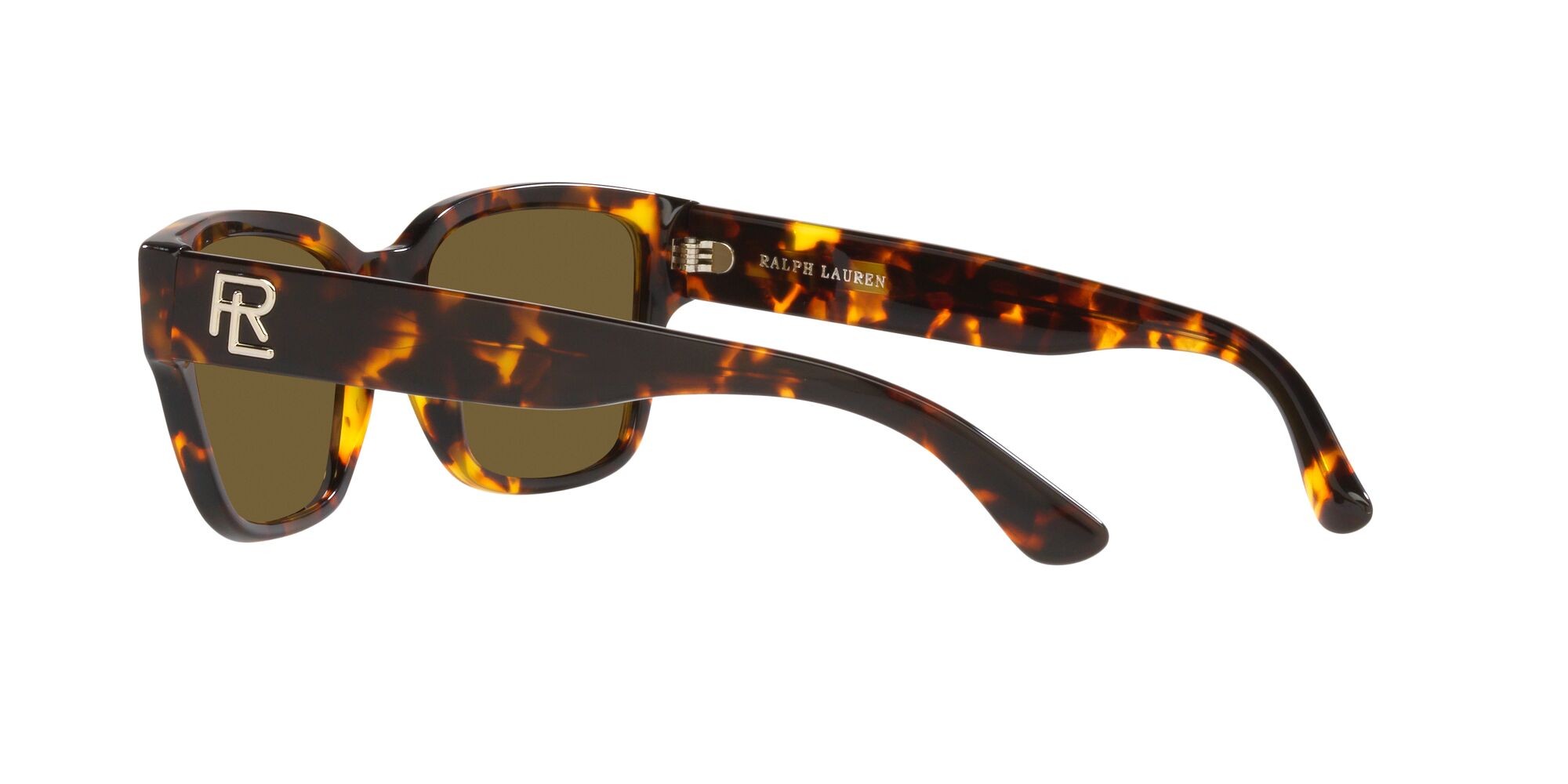 Sunglasses Ralph Lauren RL 8205 (513480) color havana anticato brillante shape square lenses marrone scuro