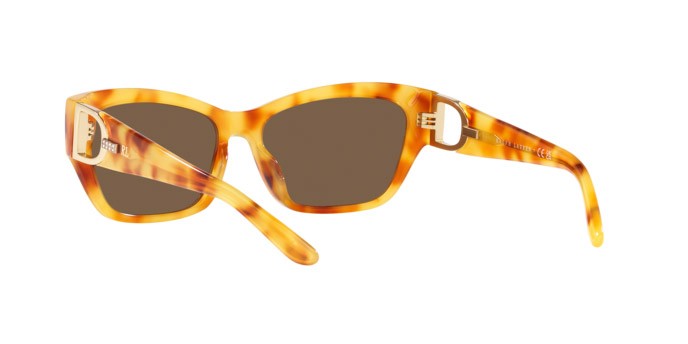 Sunglasses Ralph Lauren The Audrey RL 8206U (605173) color havana chiaro shape butterfly lenses marrone