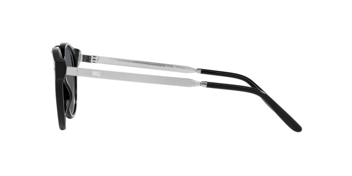 Sunglasses Ralph Lauren RL 8210 (50015V) color nero shape pantos lenses grigio
