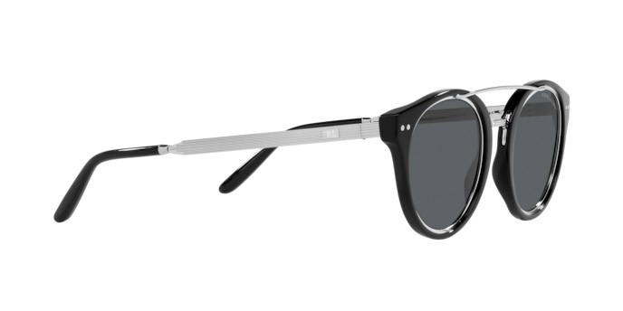 Sunglasses Ralph Lauren RL 8210 (50015V) color nero shape pantos lenses grigio