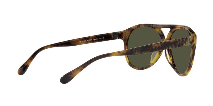 Sunglasses Ralph Lauren The Cruiser RL 8211U (501731) color havana jerry shape aviator lenses verde