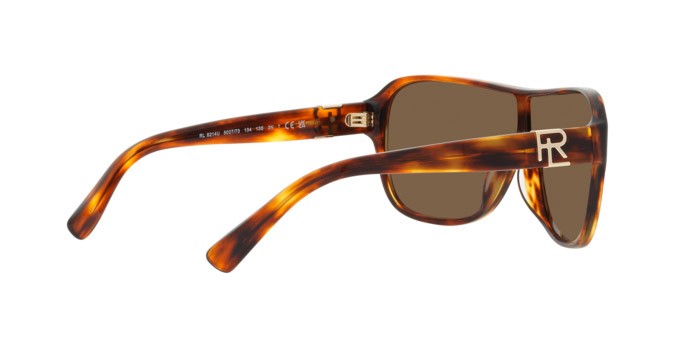 Sonnenbrillen Ralph Lauren The Dillion RL 8214U (500773) farbe havana form unregelmäßig gläser marrone
