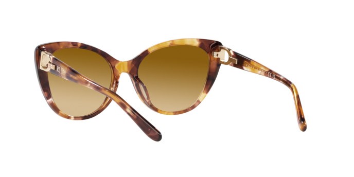 Sonnenbrillen Ralph Lauren RL 8215BU (60932L) farbe havana form cat-eye gläser giallo sfumato