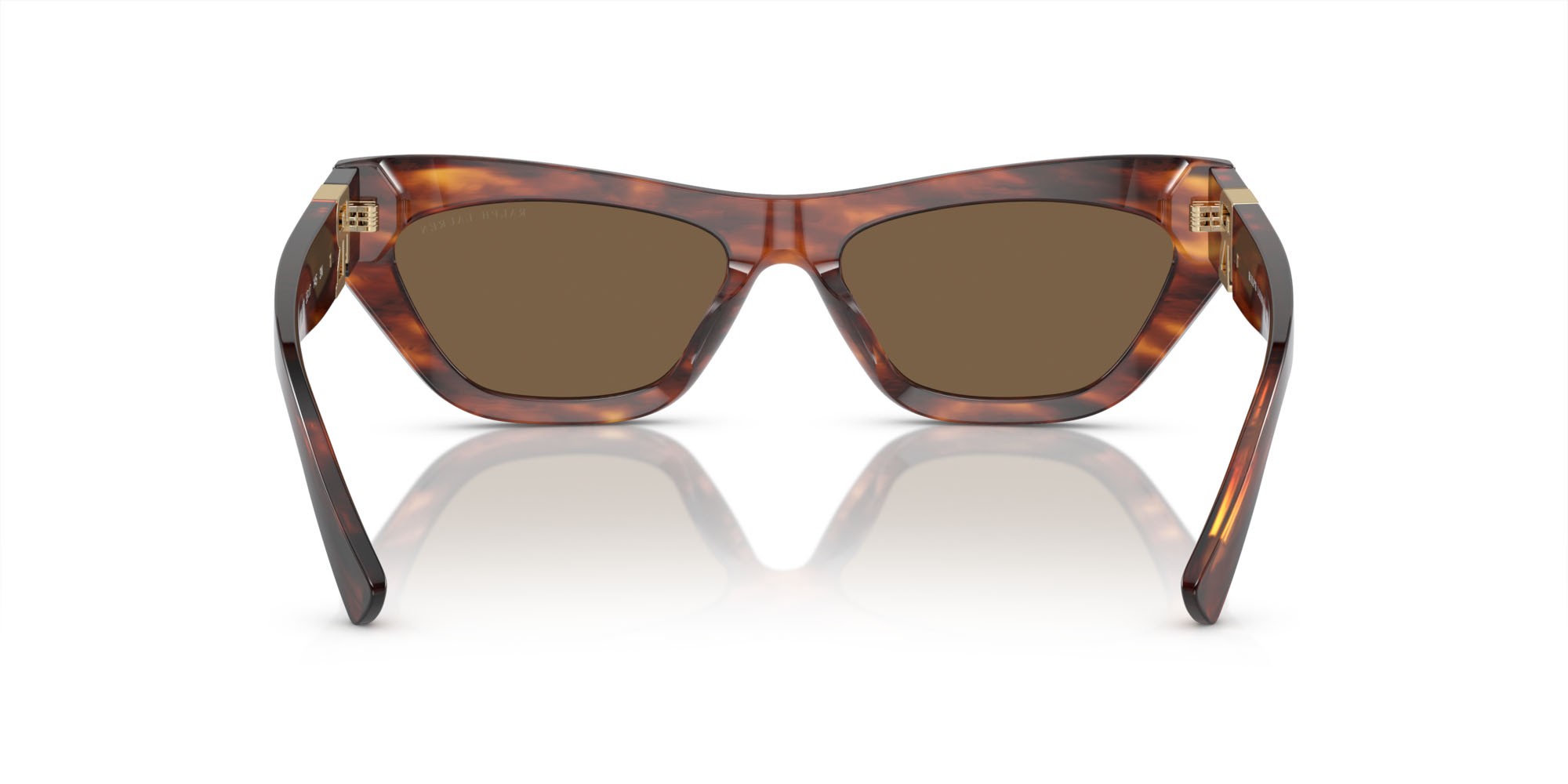 Sunglasses Ralph Lauren The Kiera RL 8218U (500773) color striato havana shape cat eye lenses marrone