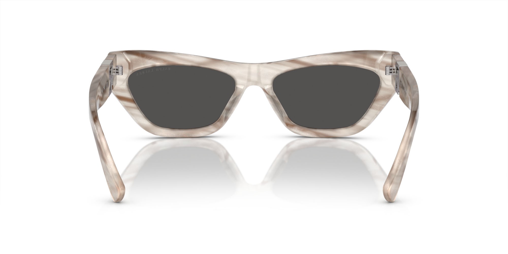 Sunglasses Ralph Lauren The Kiera RL 8218U (610587) color ostrica rosa shape cat eye lenses grigio
