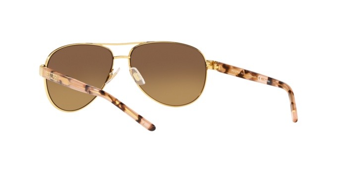 Sonnenbrillen Ralph RA 4004 (9411T5) farbe gold form aviator gläser polar yellow gradient brown