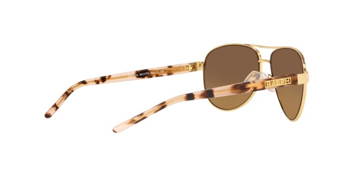 Sonnenbrillen Ralph RA 4004 (9411T5) farbe gold form aviator gläser polar yellow gradient brown