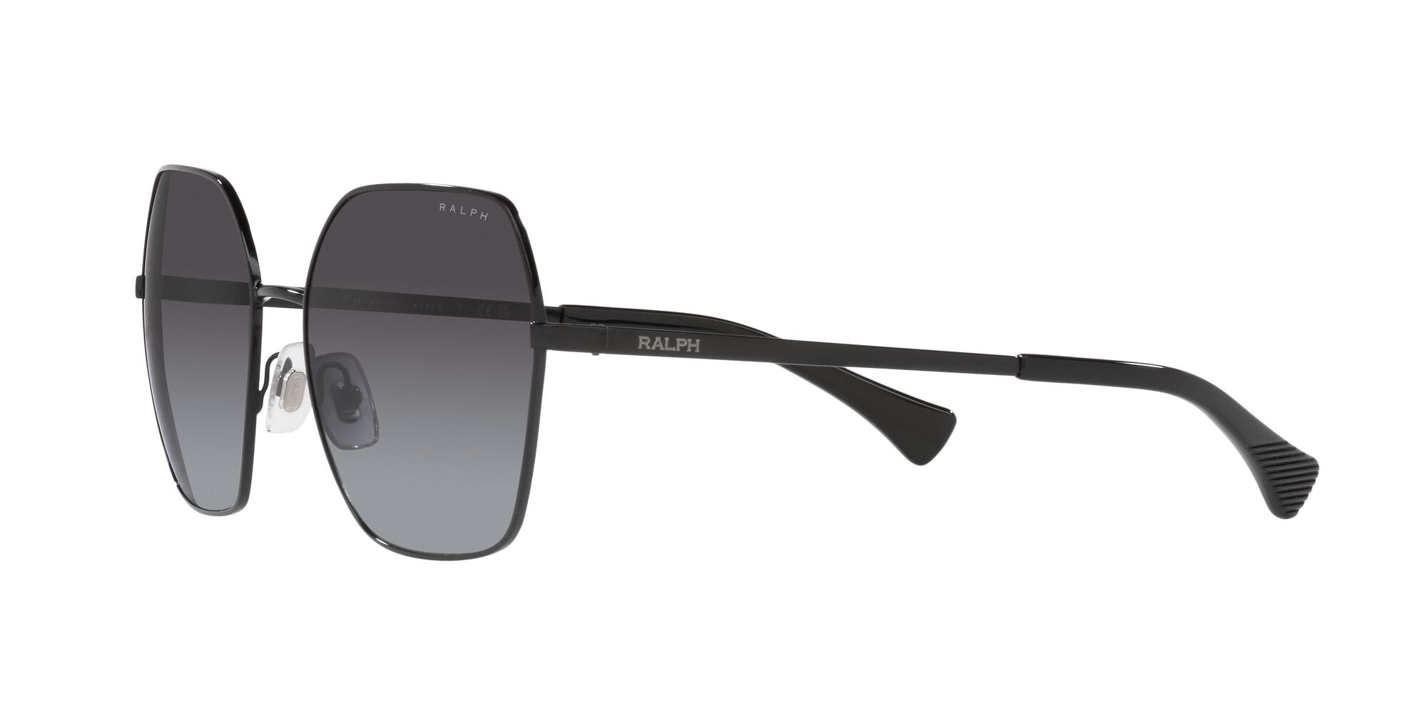 Sonnenbrillen Ralph RA 4138 (90038G) farbe nero lucido form quadratisch gläser grigio sfumato