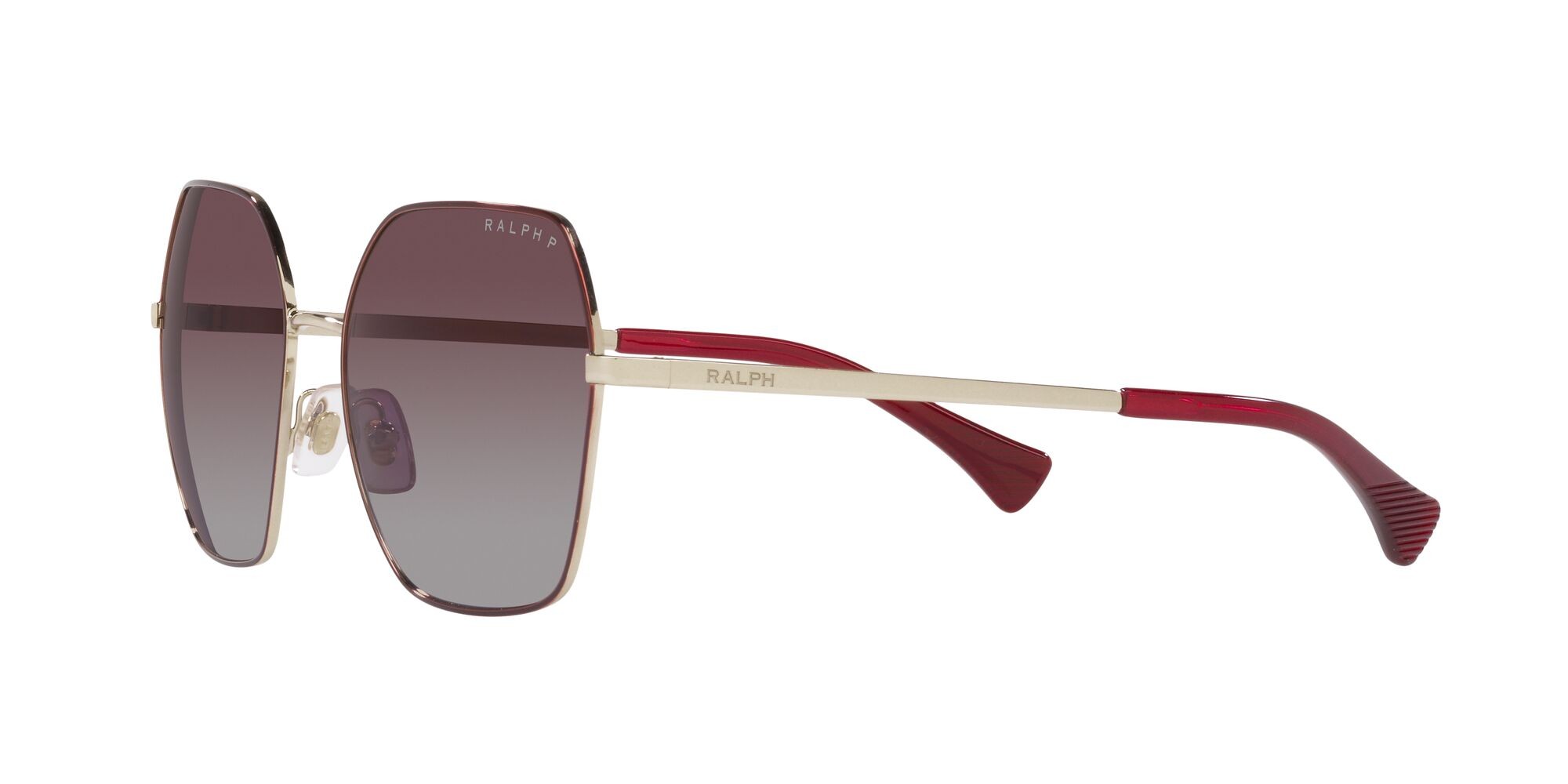 Sunglasses Ralph RA 4138 (911662) color bordeaux shape square lenses viola sfumato