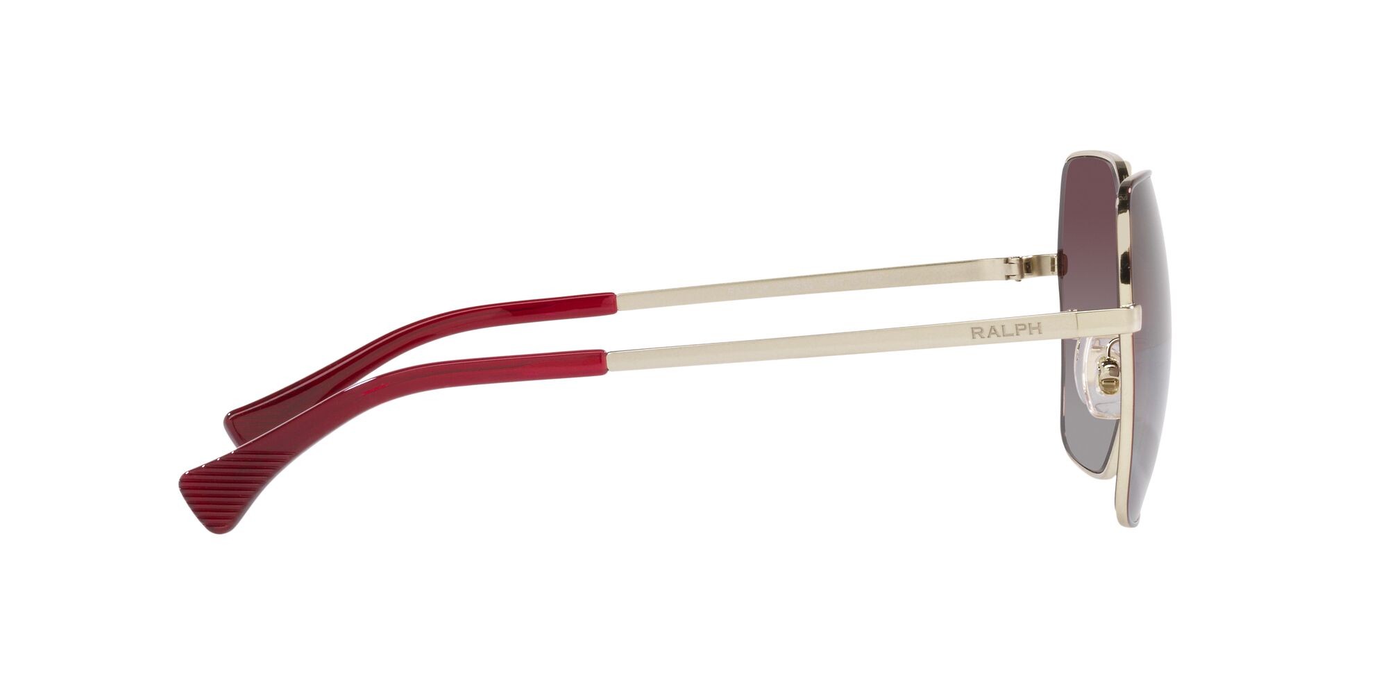 Sunglasses Ralph RA 4138 (911662) color bordeaux shape square lenses viola sfumato