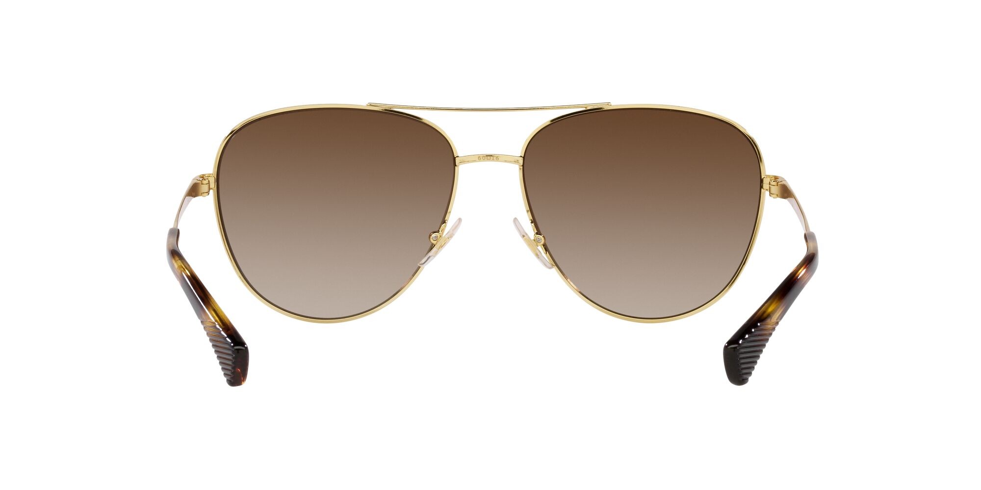 Sonnenbrillen Ralph RA 4139 (900413) farbe oro lucido form aviator gläser marrone sfumato
