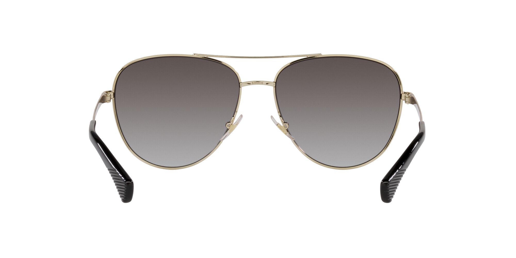 Occhiali da sole Ralph RA 4139 (91168G) colore oro pallido lucido forma aviator lenti grigio sfumato
