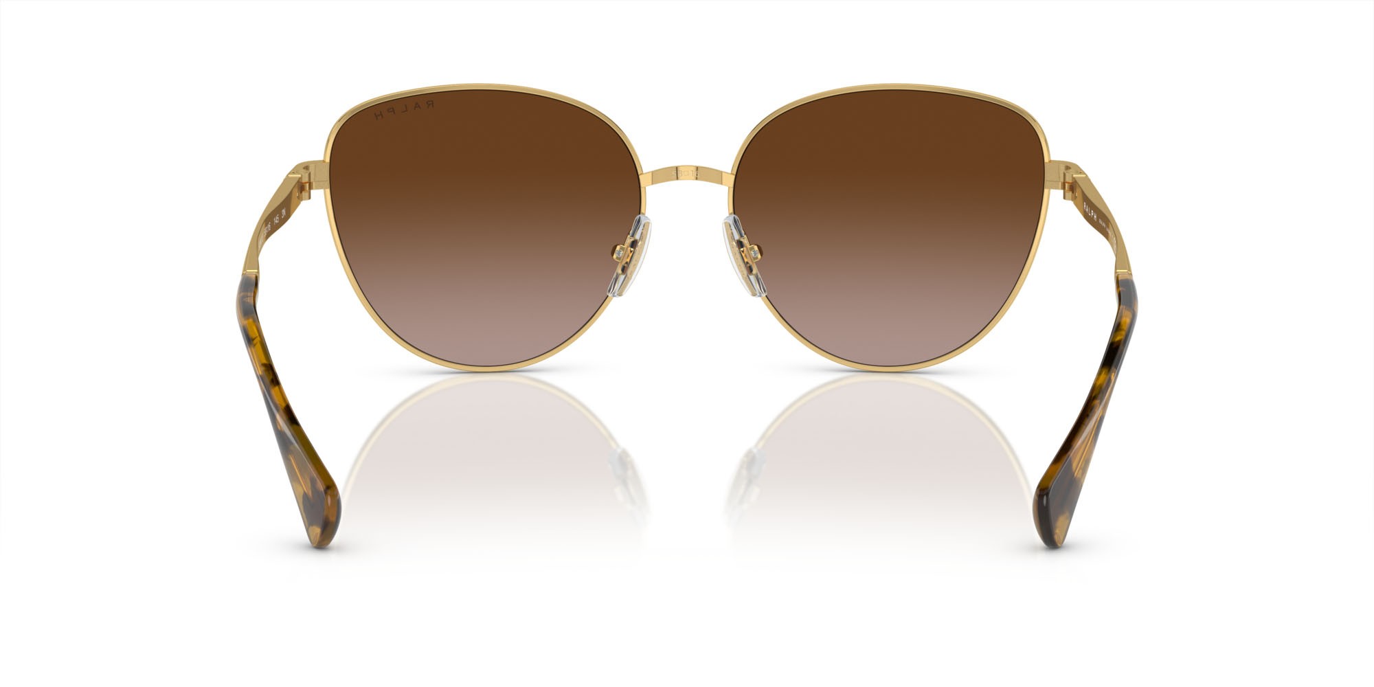 Sonnenbrillen Ralph RA 4144 (900413) farbe oro lucido form schmetterling gläser marrone sfumato