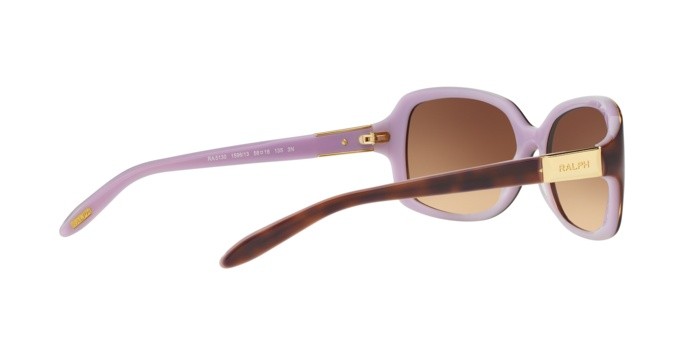 Sonnenbrillen Ralph RA 5130 (159613) farbe tortoise/violet form rechteckig gläser brown gradient