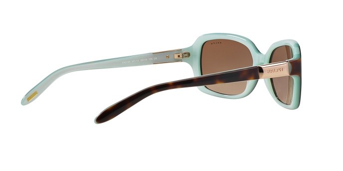 Sonnenbrillen Ralph RA 5130 (601/13) farbe lt tort/turquoise form rechteckig gläser brown gradient