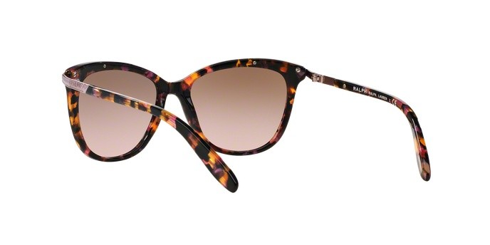 Sonnenbrillen Ralph RA 5203 (146114) farbe pink marble form cat-eye gläser brown rose gradient