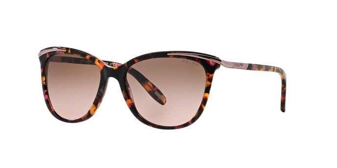 Sonnenbrillen Ralph RA 5203 (146114) farbe pink marble form cat-eye gläser brown rose gradient