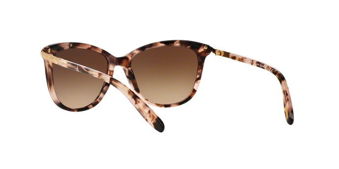 Sunglasses Ralph RA 5203 (146313) color pink tortoise shape cat eye lenses dark brown gradient