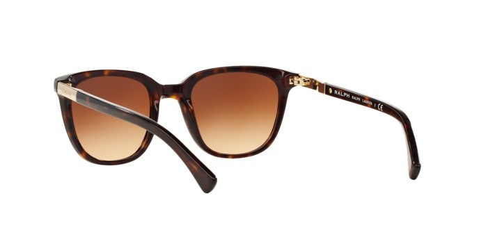 Sunglasses Ralph RA 5206 (137813) color dark tortoise shape rectangle lenses brown gradient
