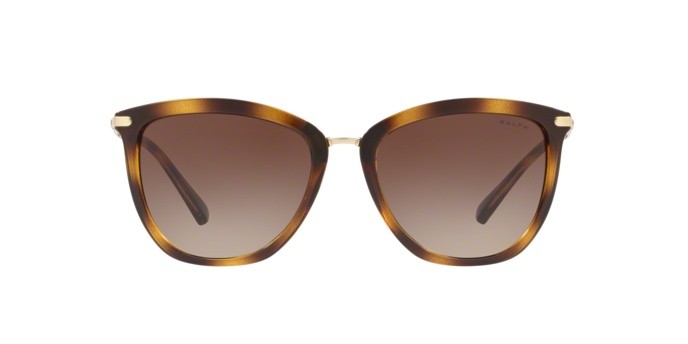 Sunglasses Ralph RA 5245 (500313) color dark havana shape cat eye lenses gradient brown