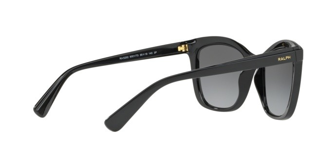 Sonnenbrillen Ralph RA 5252 (5001T3) farbe black form quadratisch gläser polar grey gradient