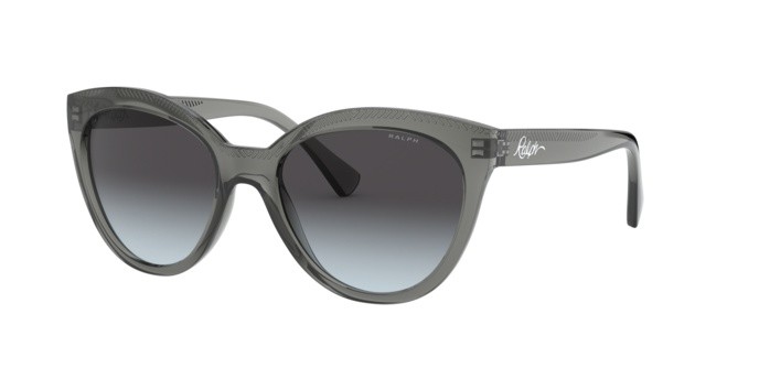 Sonnenbrillen Ralph RA 5260 (57998G) farbe trasparent grey form schmetterling gläser gradient grey