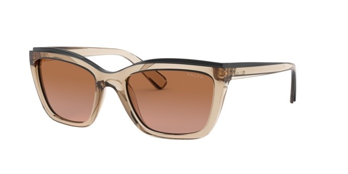 Sonnenbrillen Ralph RA 5263 (580213) farbe brown black form quadratisch gläser gradient brown