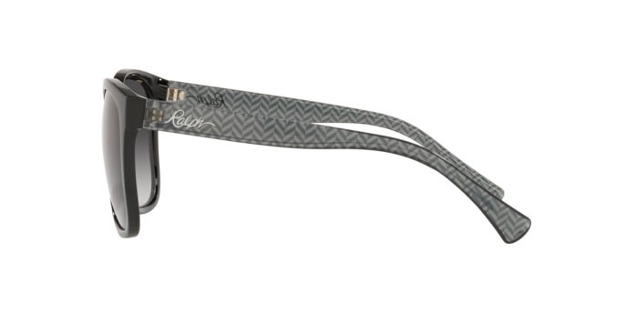 Sonnenbrillen Ralph RA 5268 (60008G) farbe shiny black form quadratisch gläser gradient gray
