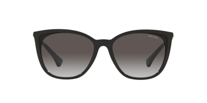 Sonnenbrillen Ralph RA 5280 (50018G) farbe shiny black form cat-eye gläser gradient grey