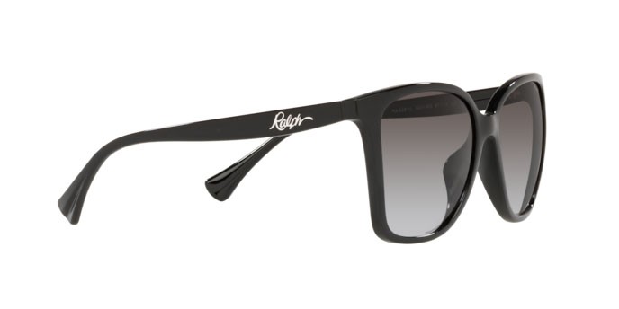 Sonnenbrillen Ralph RA 5281U (50018G) farbe shiny black form cat-eye gläser gradient grey