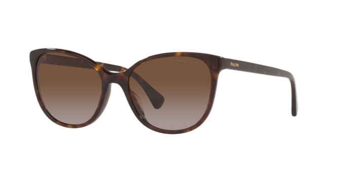 Sonnenbrillen Ralph RA 5282U (5003T5) farbe dark havana form cat-eye gläser gradient brown polar