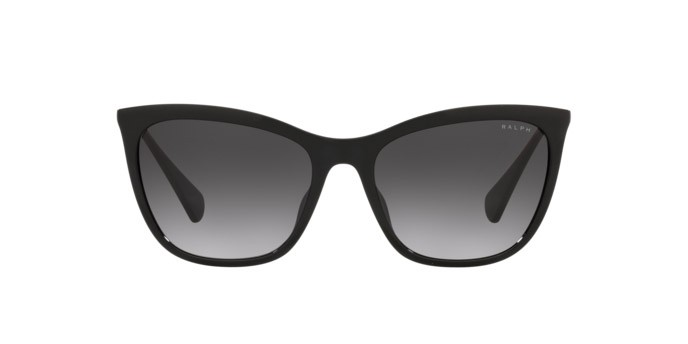 Sonnenbrillen Ralph RA 5289 (50018G) farbe shiny black form cat-eye gläser gradient grey