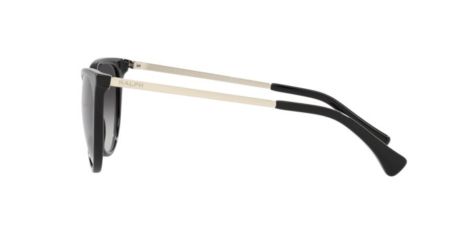 Sonnenbrillen Ralph RA 5290 (50018G) farbe shiny black form cat-eye gläser gradient grey