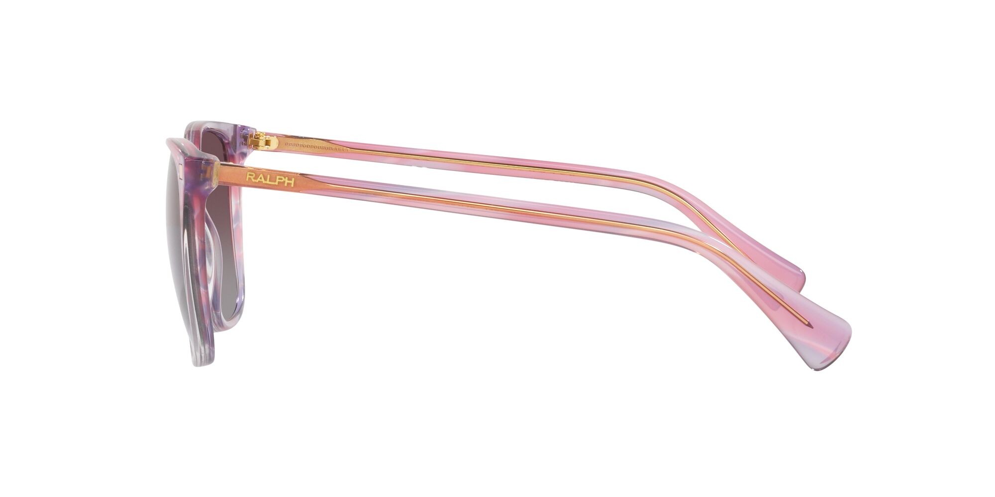 Sunglasses Ralph Vvcv RA 5293 (603662) color viola striato shape square lenses polarizzata violetto