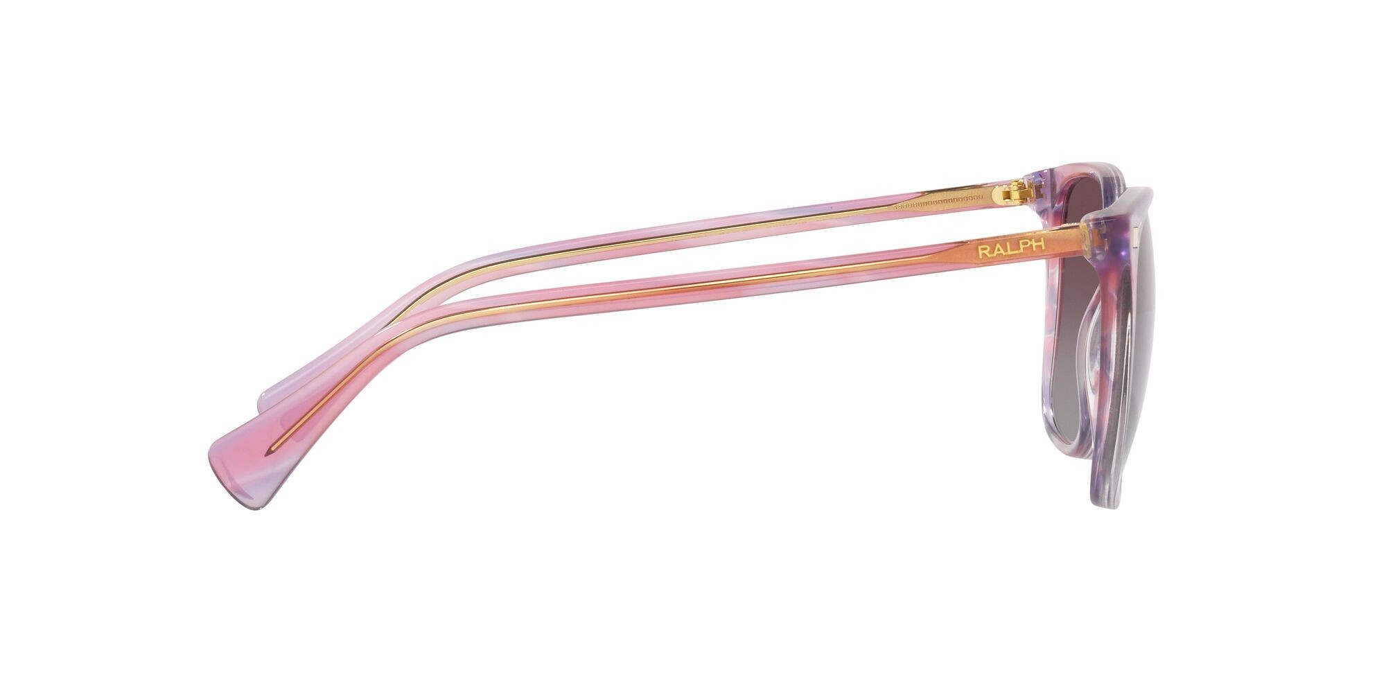 Sunglasses Ralph Vvcv RA 5293 (603662) color viola striato shape square lenses polarizzata violetto
