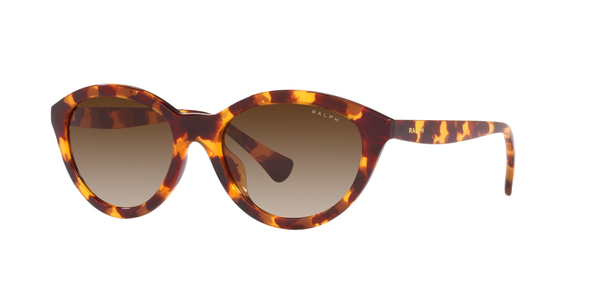 Sonnenbrillen Ralph RA 5295U (588513) farbe havana lucido form oval gläser marrone sfumato
