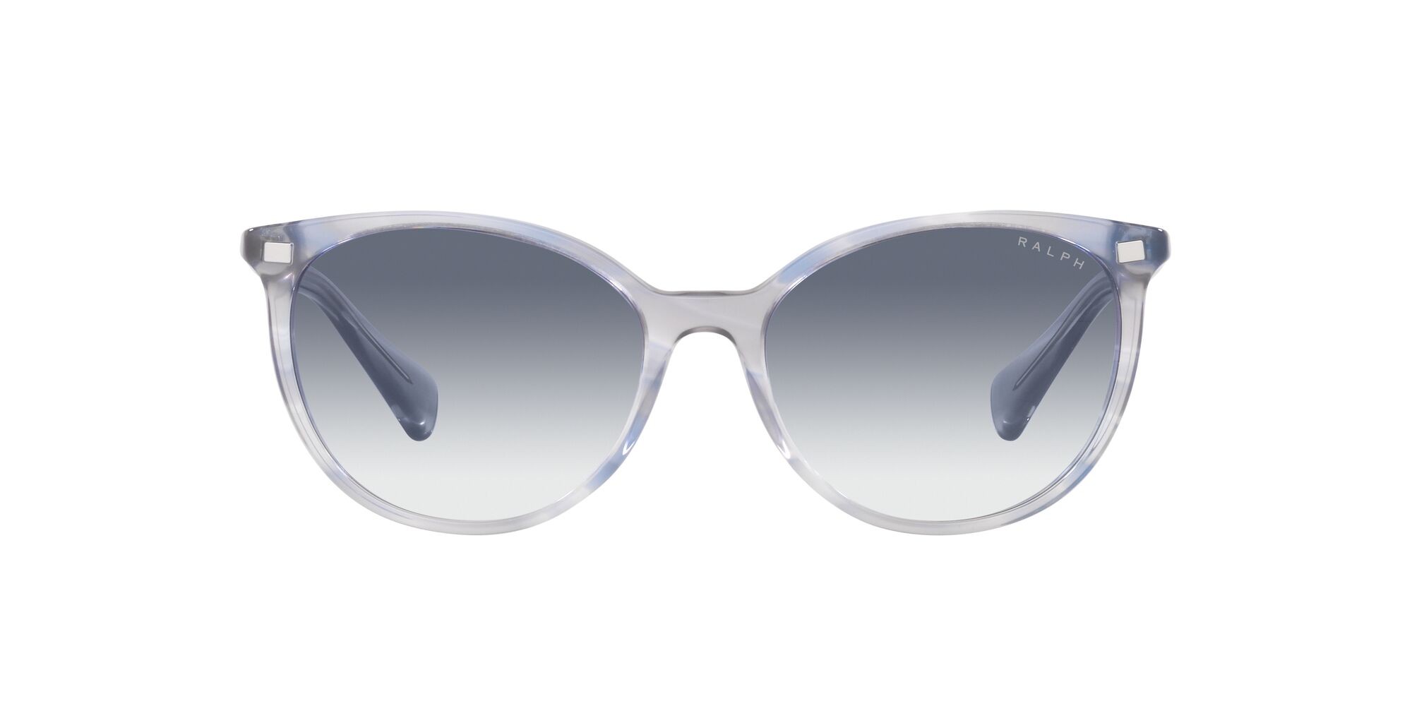Sonnenbrillen Ralph RA 5296 (6035X0) farbe shiny striped blue brown form rund gläser violetto sfumato