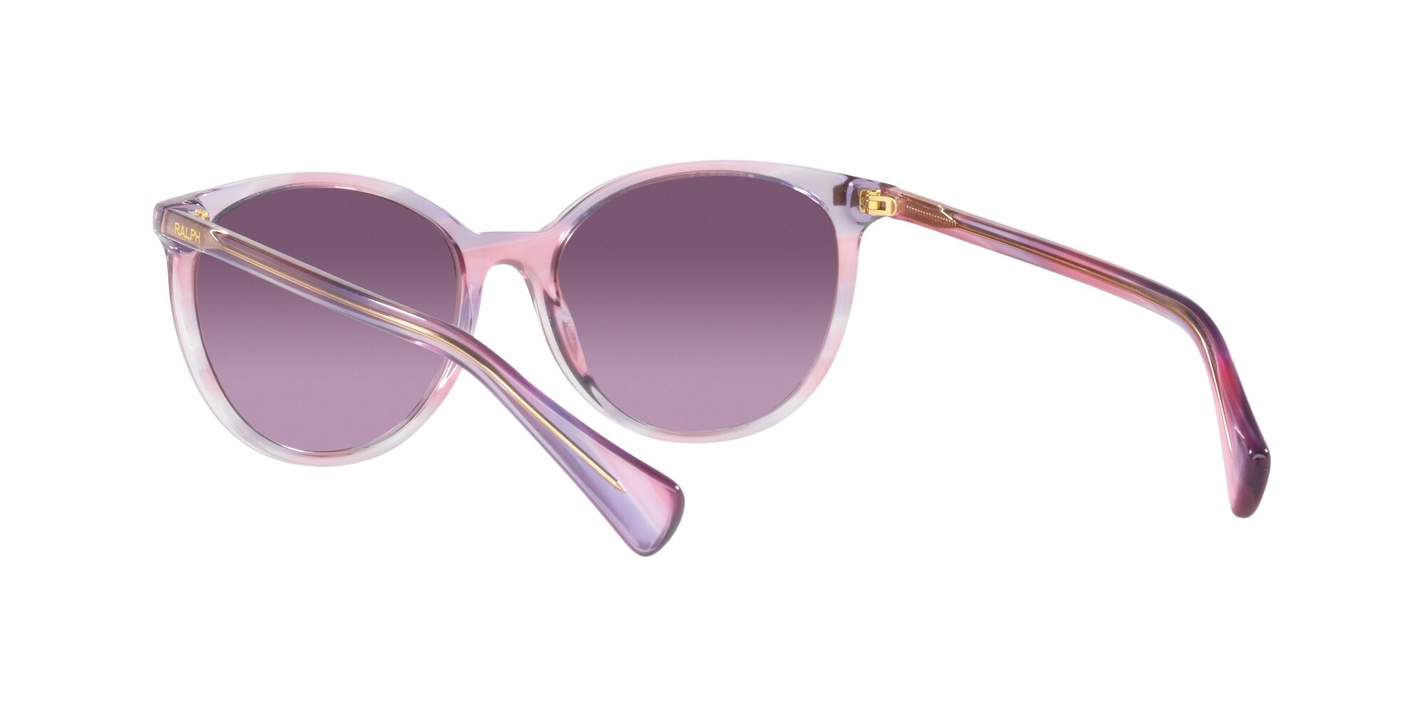 Sonnenbrillen Ralph RA 5296 (60368H) farbe viola brillante striato form rund gläser violetto sfumato