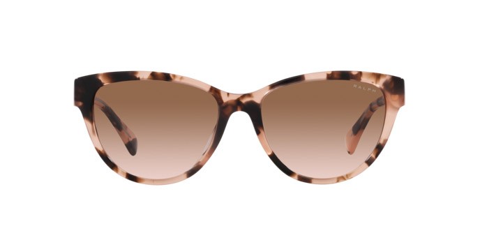 Sonnenbrillen Ralph RA 5299U (605813) farbe rosa lucido havana form oval gläser marrone sfumato