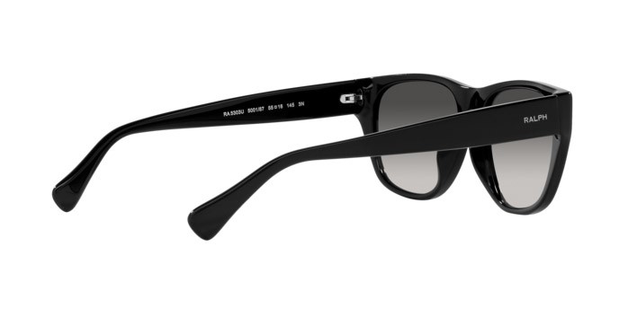Sonnenbrillen Ralph RA 5303U (500187) farbe nero lucido form unregelmäßig gläser grigio sfumato