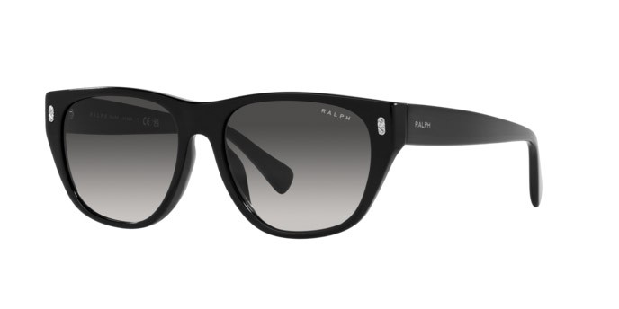 Sonnenbrillen Ralph RA 5303U (500187) farbe nero lucido form unregelmäßig gläser grigio sfumato