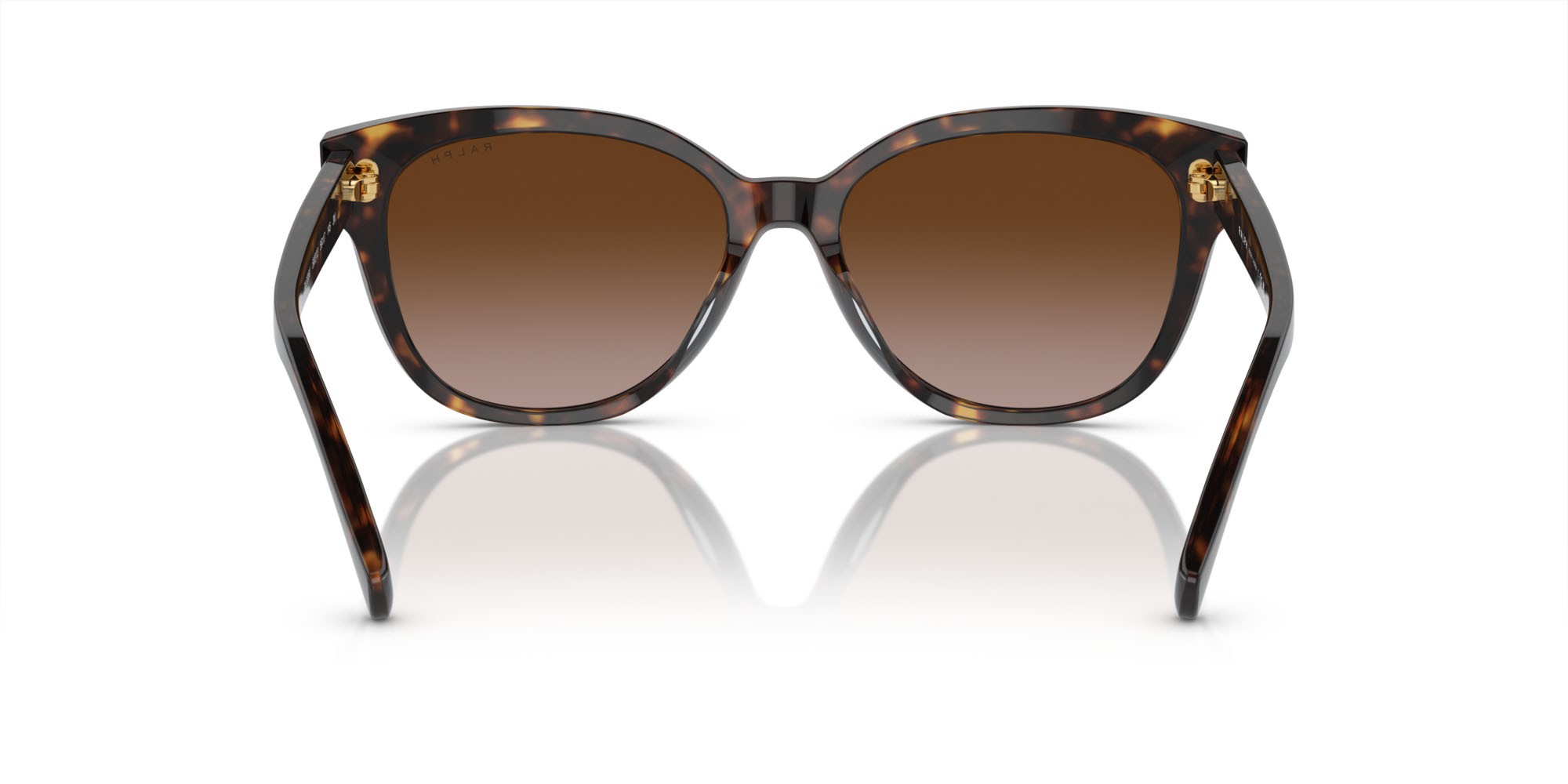 Sunglasses Ralph RA 5305U (500313) color havana nero shape cat eye lenses marrone sfumato