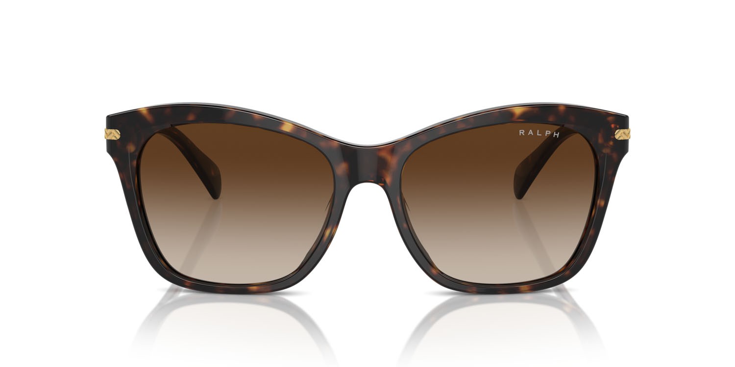 Sunglasses Ralph RA 5310U (500313) color havana scuro lucido shape square lenses marrone sfumato