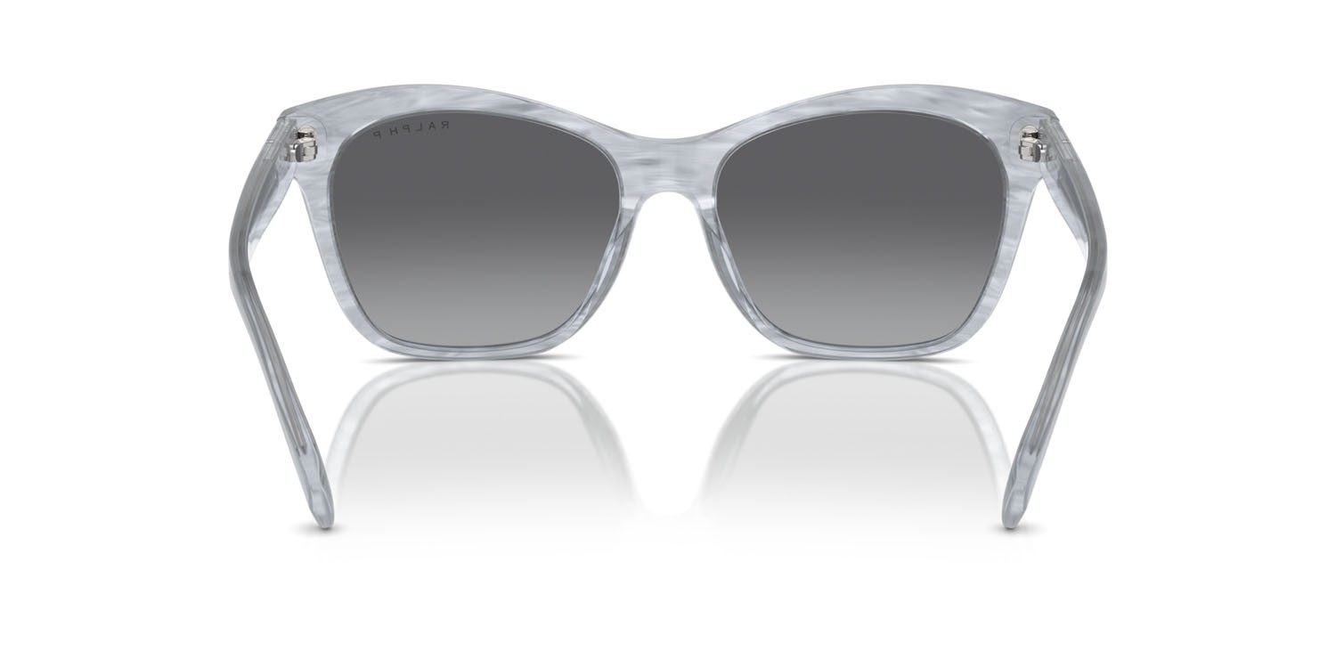 Sunglasses Ralph RA 5310U (6154T3) color striato grigio shape square lenses polar grigia sfumata