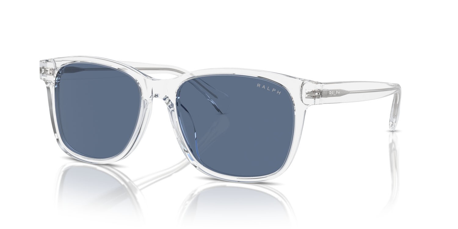 Sunglasses Ralph RA 5313U (500280) color crystal brillante shape oval lenses blu scuro