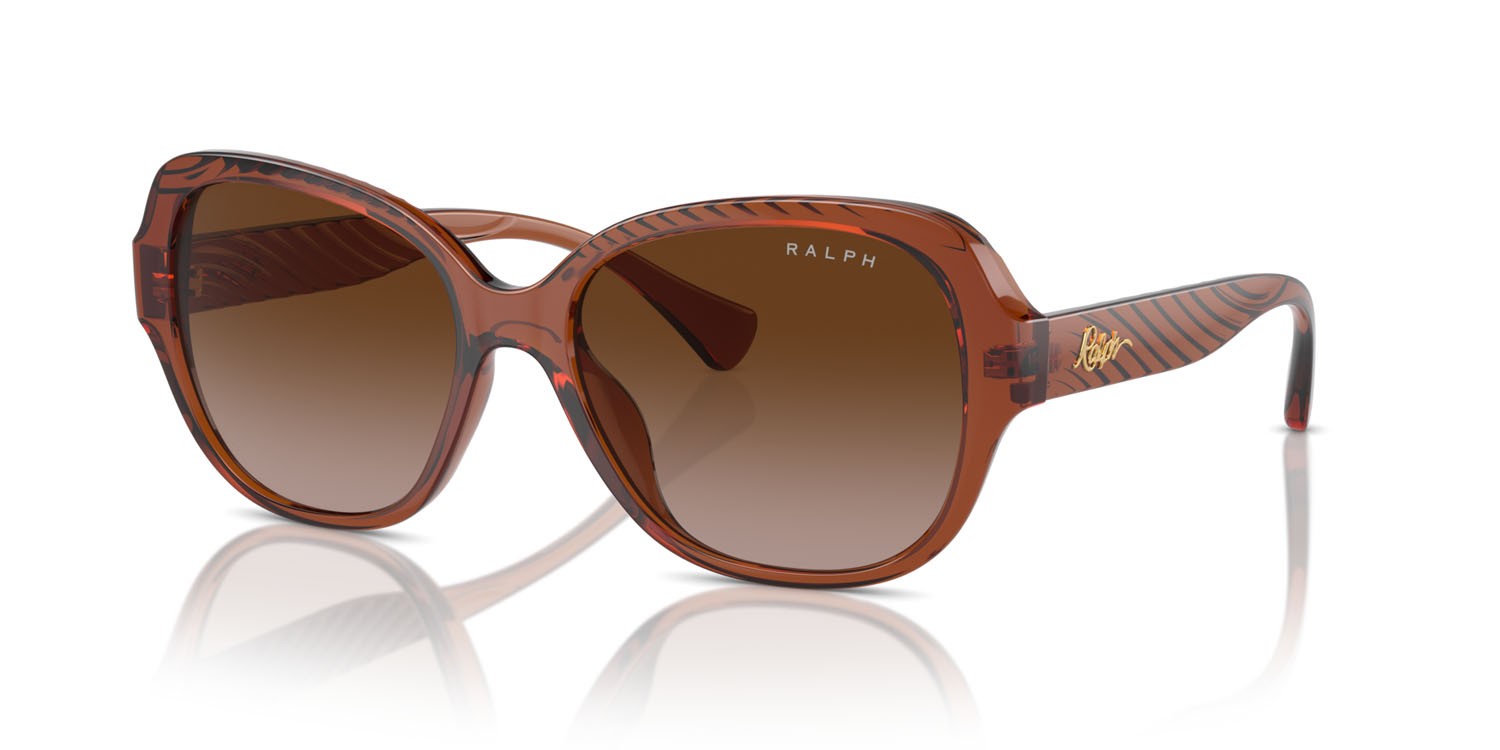 Sonnenbrillen Ralph RA 5316U (614913) farbe havana scuro lucido form rund gläser marrone sfumato