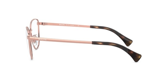 Eyeglasses Ralph RA 6046 (9095) color light pink shape cat eye lenses demo lens