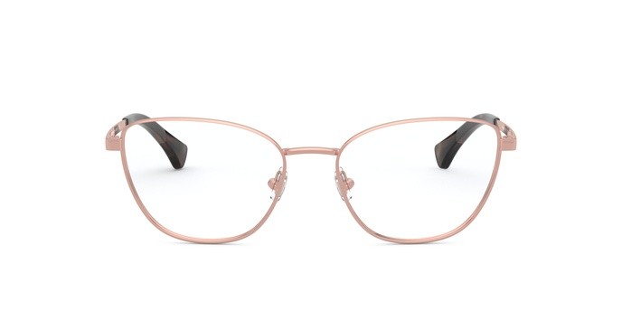 Eyeglasses Ralph RA 6046 (9095) color light pink shape cat eye lenses demo lens